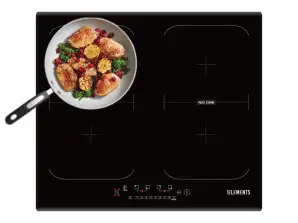 KB ELEMENTS plaque de cuisson à induction Plaque 59cm 8000 watt double Flexzone