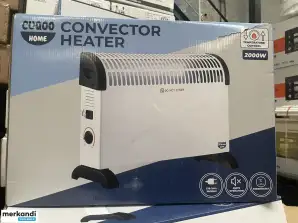 Electric heater - Heater - Convector heaters - electric heater - 750|1250|2000 Watt - Overheat protection - Adjustable thermost