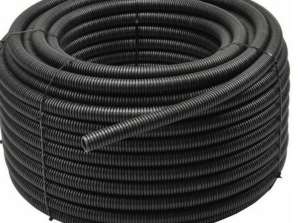 Conduit 20/16 750N black UV corrugated pipe (50m)