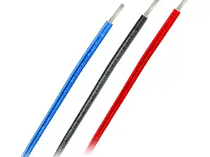 Fotovoltaikus kábel H1Z2Z2-K 4mm2 BK Fekete Piros Kék