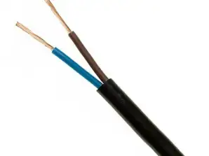 Kabel OMY 2x1,5 300/300V crni
