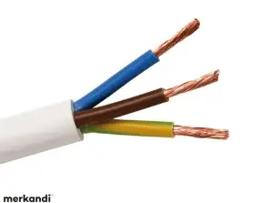 Cable OMY 3x1,5 żo 300V white