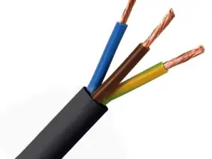 Cablu OMY 3x1,5 żo 300V negru