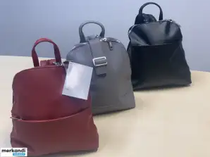 EXPORTACIÓN FUERA DE LA UE SOLAMENTE. Lady Bags, Back Bags, Lady Shopper CUERO AUTÉNTICO 4 colores