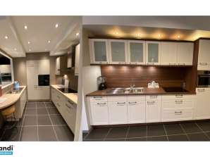 Set of complete and equipped show kitchens 2 units