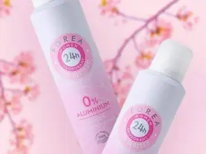 Forea Deodorant -Deo - Déodorant Damen PINK BLOSSOM 200ml - Made in Germany, Damen-Deo, 0% Aluminium, länger frischer blumiger Duft, Mikroplastik-frei