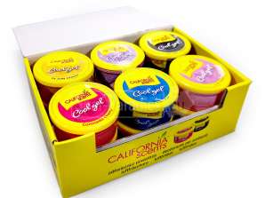 California Scents Air Refreshener Cool Gel Mirisne staklenke Mix, 12x 70 g