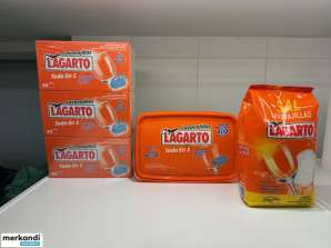 Stock dishwasher and salt tablet from the LAGARTO brand