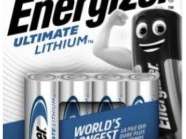Ultimate Lithium mignon (AA) baterias em um pacote de valor - 4 peças, poderoso e de longa duração