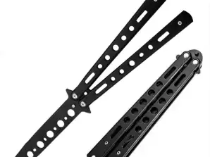 AG530D TRAINING BUTTERFLY KNIFE BLACK