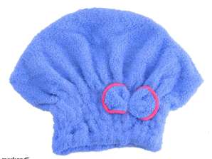 BQ22A BONNET DE SÉCHAGE DES CHEVEUX BLEU