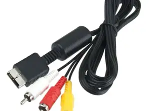 PSP28 AV ADAPTATEUR 3x CHINCH POUR PS2 PS3