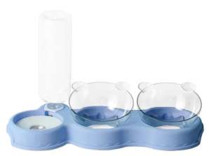 DRIEVOUDIGE KATTENBAK MET 3-IN-1 AUTOMATISCHE WATERDISPENSER