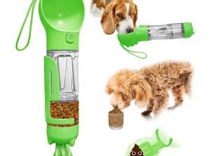 DOG BOTTLE PORTABLE DRINKER WATER BOTTLE BOWL 300ML