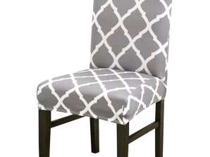 AG863A CHAIR COVER GREY PATTERN