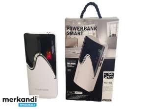 Maitinimo bankas powerbank baterija LCD USB žibintuvėlis 50000