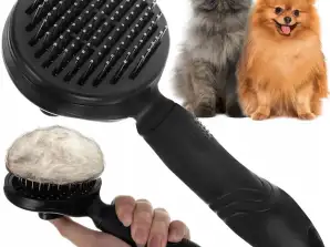 SELF-CLEANING HAIR BRUSH FOR DOG CAT