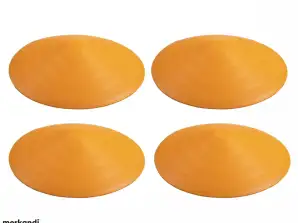 Lot de 4 butées de porte universelles Doornado orange