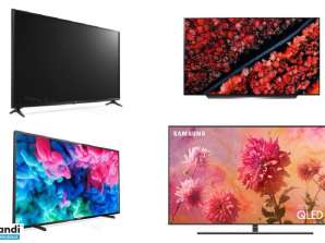 Set mit 10 Fernsehern bekannter Marken, Samsung, LG, Philips und Hisense – Funktionelle Möglichkeit