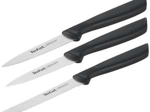 Tefal COLORFOOD Messer Set 3tlg. schwarz