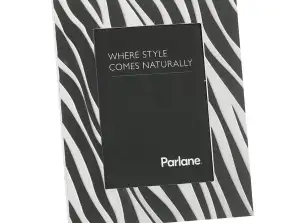 Zwart/wit zebra Parlane fotolijsten 22x17cm