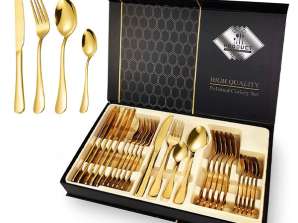 Cutlery - Luxury Cutlery Set- Silverware, Flatware, Tableware
