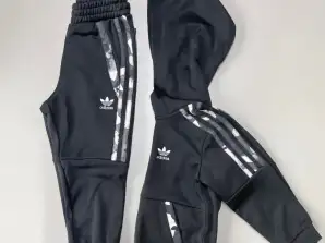 Kabát + nadrág Adidas Crew Poly szett (fekete/fehér) HY5547