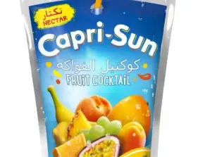 Capri-Sun Multivitaminé - DISPO MARSEILLE - DLC 01/12/2024 - Origine MO - UAE - Pack de 10 - 360 Unités par Palette