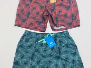 Men's beach swimwear shorts with mesh net, bright colours, various sizes