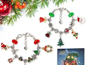 Advent bracelet- Christmas bracelet, Holiday bracelet, Festive bracelet