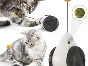 Zrównoważona zabawka dla kota - interaktywna zabawka dla kota, zabawka logiczna dla kota, zabawka wzbogacająca