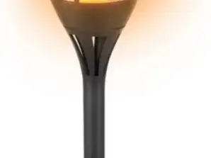 Grundig ED 66407: 12 LED Solar Garden Torch Dancing Flame