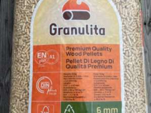 ENplus A1 DINplus Wood Pellets 6 mm 100% Pine 15 kg Bags