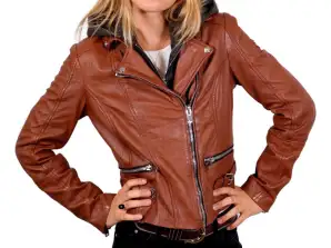Genuine women's leather jacket 