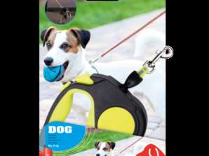 Pet Treatment ED 41661: Retractable Glow in the Dark Dog Leash   3.5M Yellow