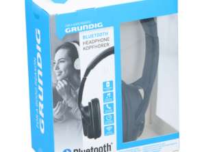 Grundig ED 40080: Bluetooth Stereo Headphones with Noise Isolating Microphone Black