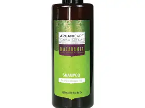 Arganicare Macadamia šampūns sausiem un bojātiem matiem 1000 ml