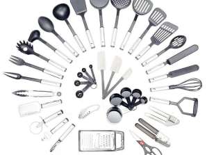 AG949A KITCHEN UTENSILS SET 40PCS GREY