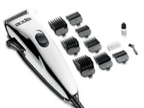 Pet Hair Clippers: Andis PM-1 Speed Master – Quiet and Versatile Hair Clipper with Adapter for European and English Plugs