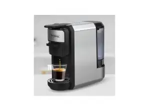 5in1 Rosberg Premium Coffee Maker RP51171E5, 19bars/1450W, Grey with Black
