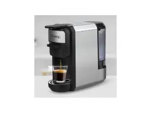 5in1 Rosberg Premium Kaffeemaschine RP51171E5, 19bar/1450W, Grau mit Schwarz