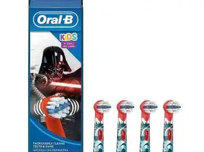 Cabezales de cepillo de dientes eléctricos Oral-B Kids Stages Star Wars - 4 cabezales por paquete