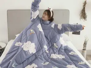 Представляем Cotton Dreams: идеальное одеяло с рукавами для максимального тепла и комфорта!