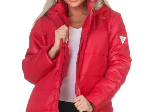 női könnyű kabát kapucnival, női kabát kapucnis pulóverrel BS-RED