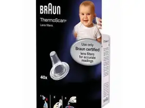 Braun LF 40 ThermoScan Lens Filters - Essential for Accurate Temperature Readings
