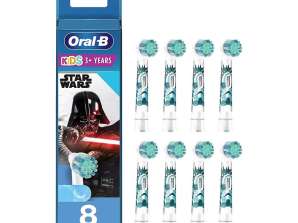 ORAL-B STAGES STAR WARS KIDS ELECTRIC TOOTHBRUSH HEAD WHITE – 8 PACK