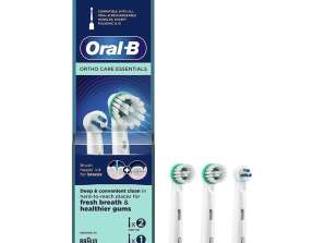 BRAUN ORAL-B Ortho Care Essentials - 3 testine - Ricariche - Sostituzione