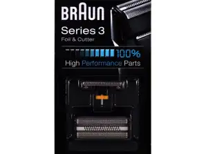 Tête de rasage de rechange noire Braun Series 31B pour une expérience de toilettage améliorée