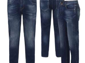 Heren Denim Blauwe 5 Pocket Label Y.TWO #H1056 Jeans