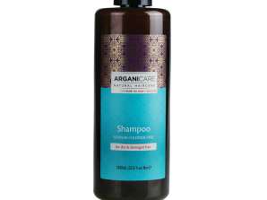 Arganicare Shea sviesta šampūns sausiem un bojātiem matiem 1000 ml